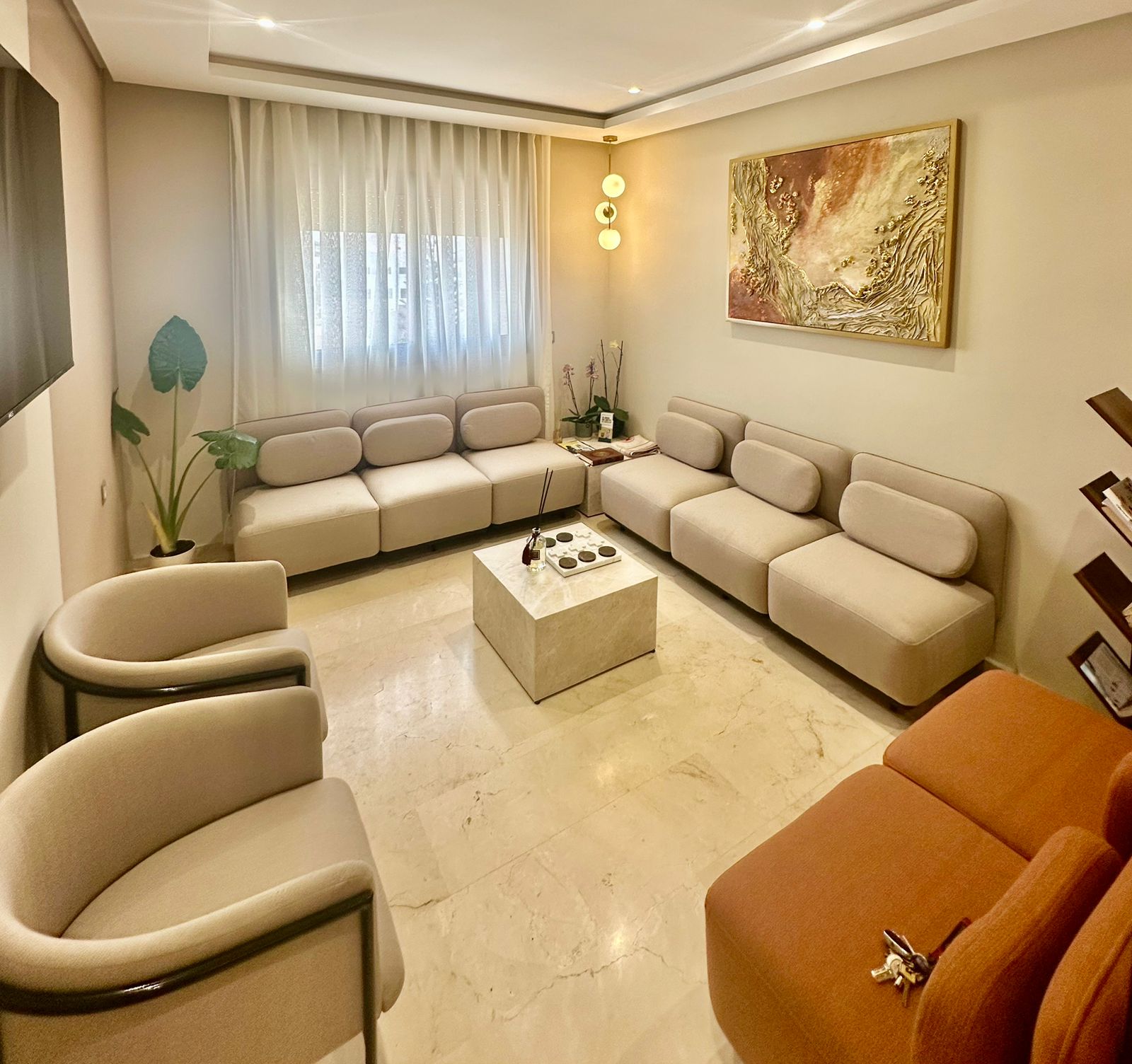 Salle d'attente moderne